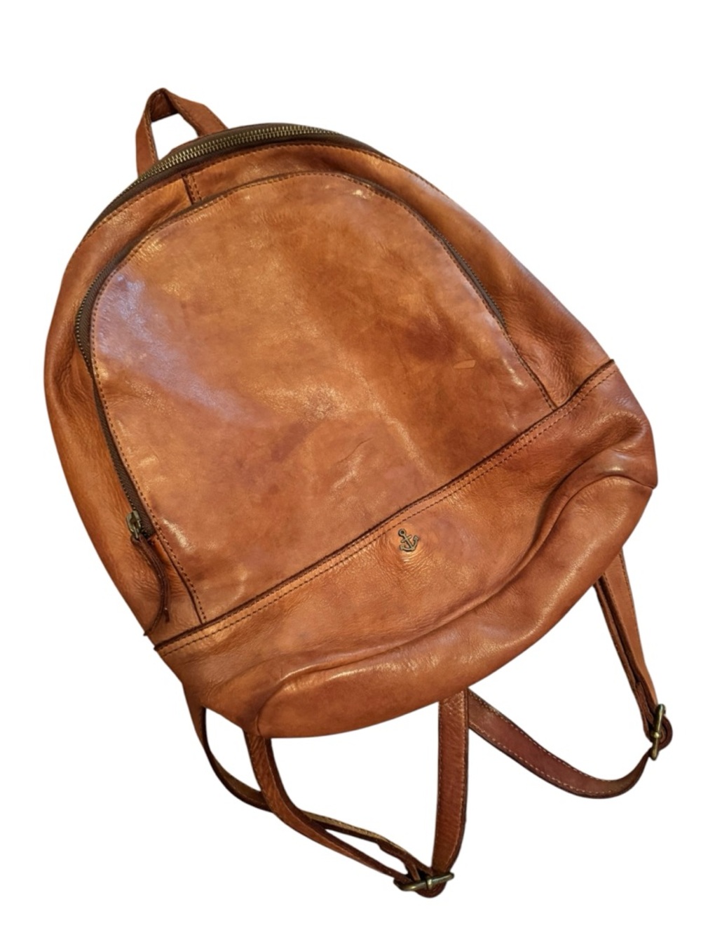 Harbour 2nd Brown Cognac Genuine Leather Backpack